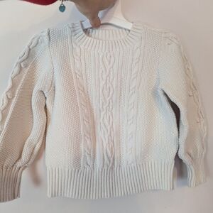 Baby Gap girl cable knitted sweater in size 5